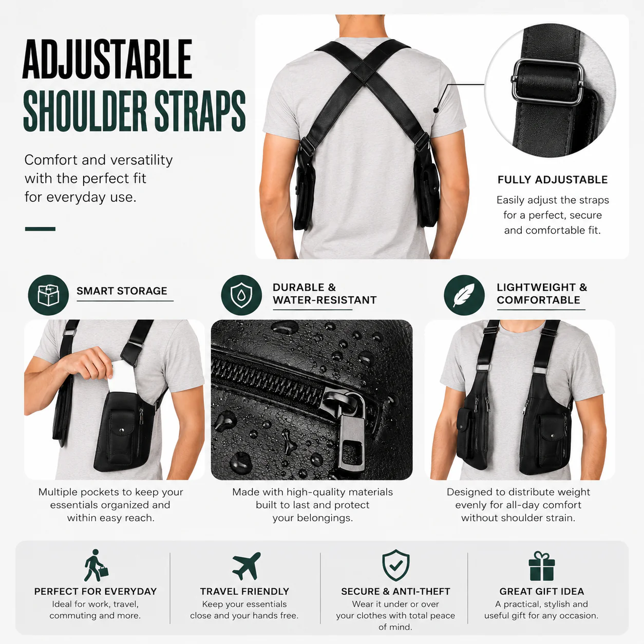 Bandolera Doble PocketSafe™